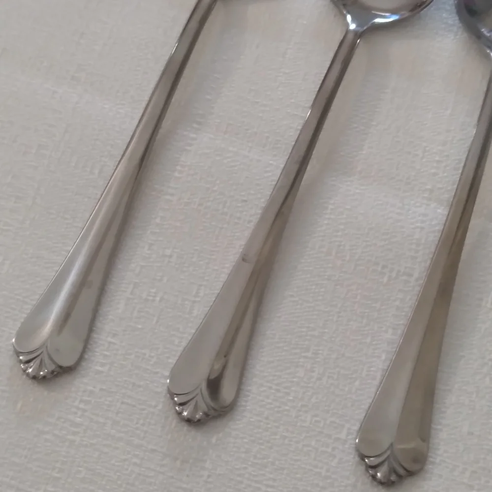Potter and smith stainless flatware 3 teaspoons